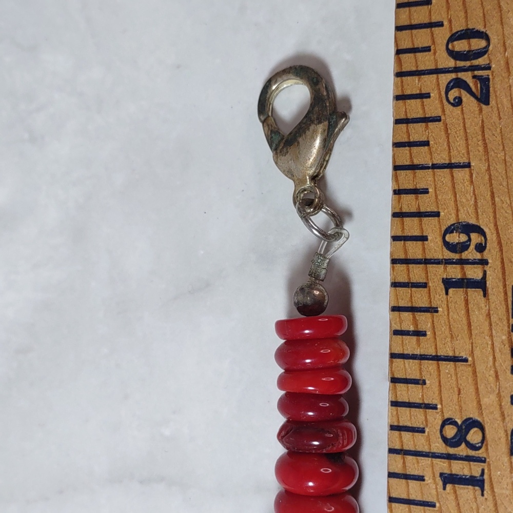 Vintage Artisan Crafted Coral Necklace - Picture 4 of 6